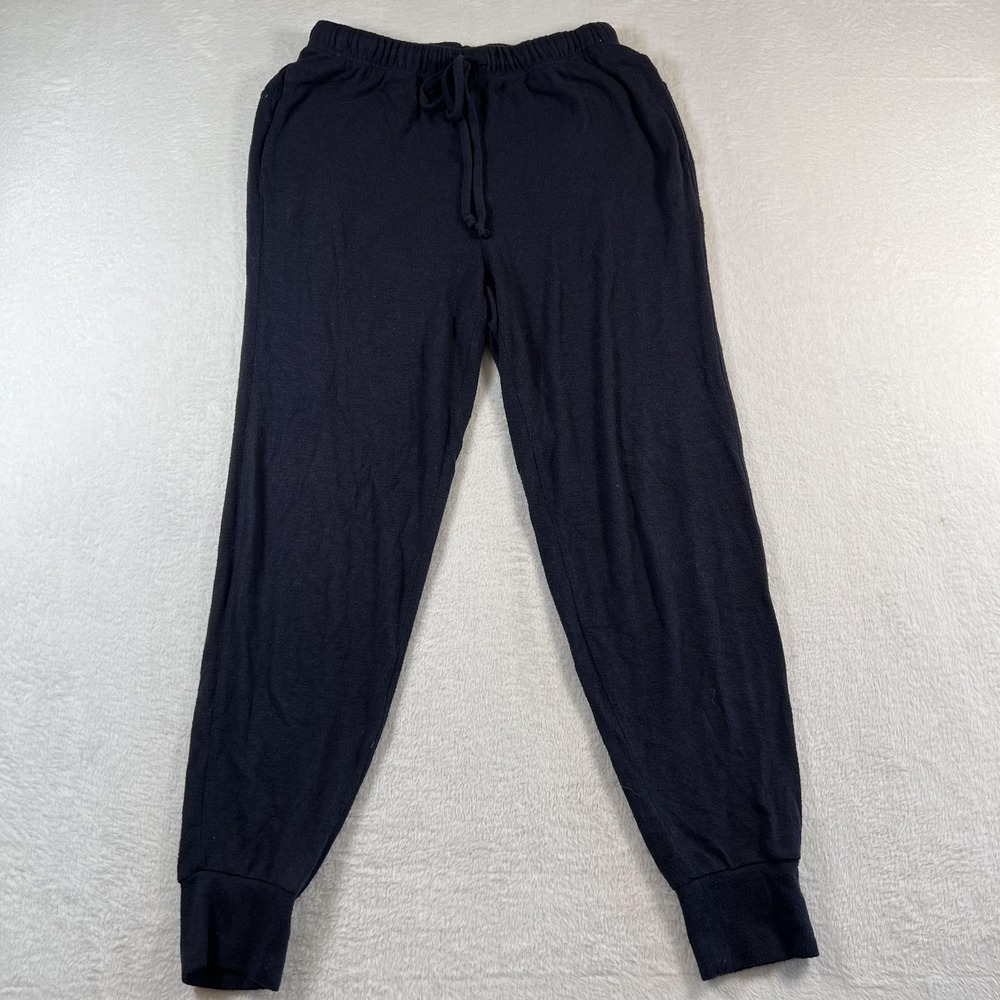 Aerie Pants‎ Womens Small Blue Knit Jogger Drawstring Elastic Waist Cuffed